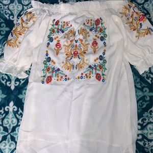 White Dress, SHEIN, Medium, Never Worn
